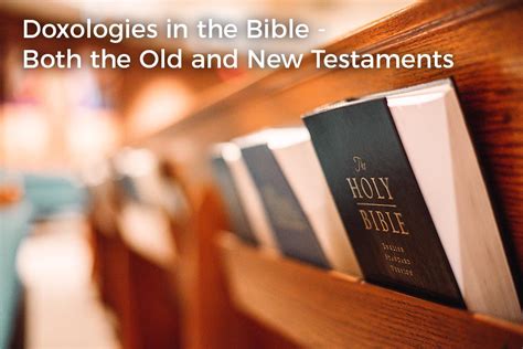 what does doxology mean in the bible.